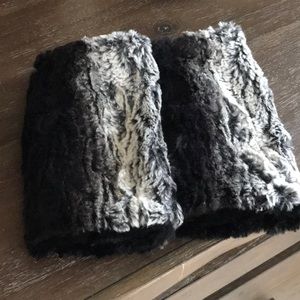 Faux fur handmade Cuffs/arm warmers